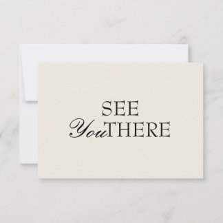 Classy Black Cream Old Money QR Code Wedding  RSVP Card