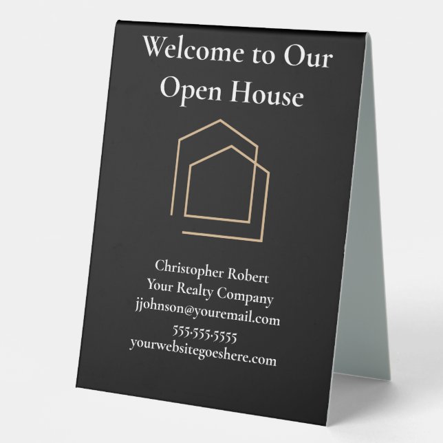 Classy Black Real Estate (Front)