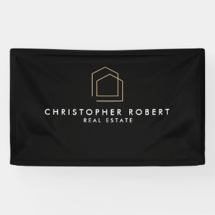 Classy Black Real Estate Banner