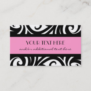 Classy Black & White Business Card