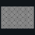 Classy Black White Geometric Illusion Pattern Tissue Paper<br><div class="desc">Black and White Optical Illusion Pattern Tissue Paper. A complex and eye-catching design,  which uses the 'geometric eye' motif,  repeated in an array to give a 3D illusion of the circular shapes springing out from the surface. Math Art fun and super cool!</div>