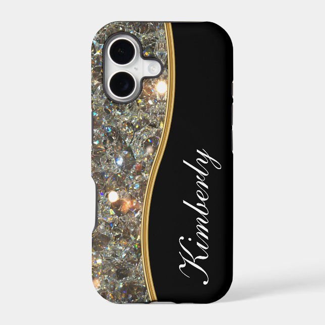 Classy Bling Monogram Style (Back)