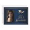 Classy Blue and Gold 2013 Graduate Photo Invite