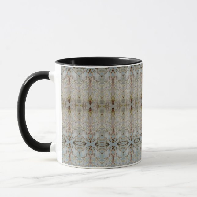 Classy Blue Grey Mug (Left)