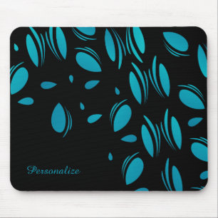 Classy Blue Pedals Mouse Pad