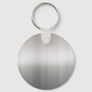 Classy Brushed Aluminium Key Ring