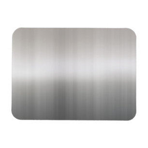 Classy Brushed Aluminium Magnet