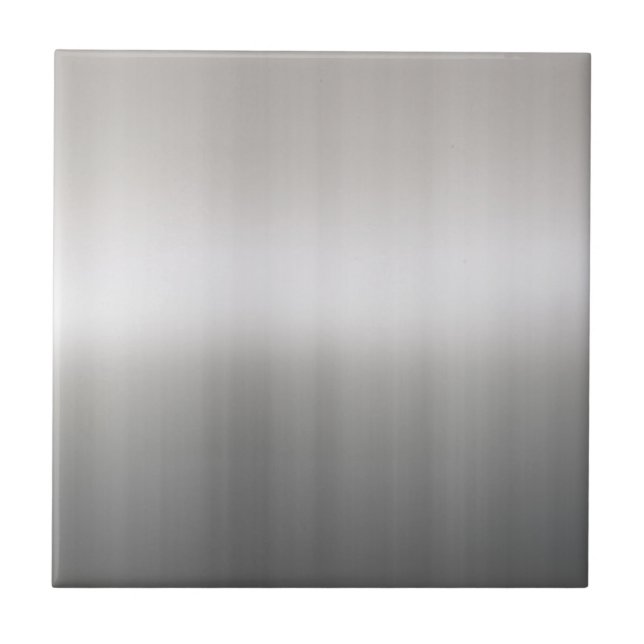 Classy Brushed Aluminium Tile (Front)