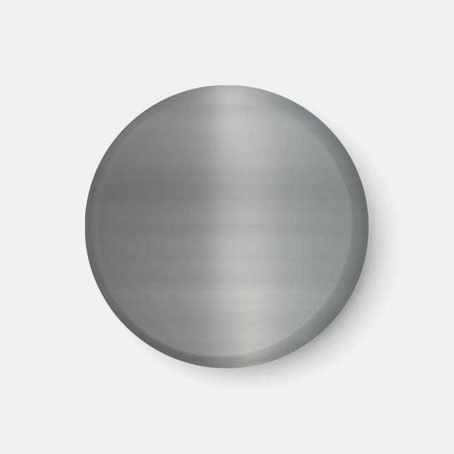 Classy Brushed Metal Textured Magnet (Front)
