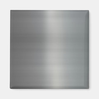 Classy Brushed Metal Textured Magnet