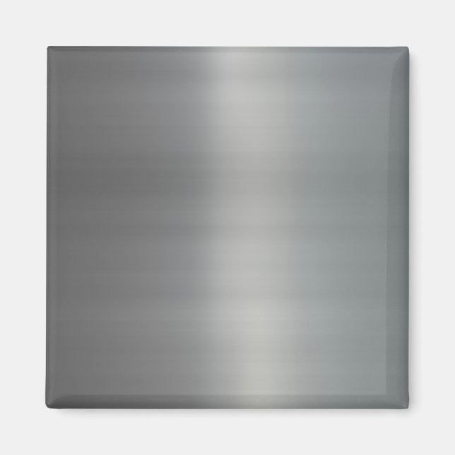 Classy Brushed Metal Textured Magnet (Front)