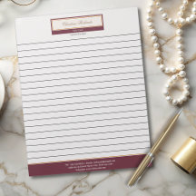 Classy Burgundy Ivory Lined