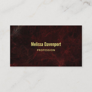 Classy Burgundy Marble Abstract Background Business Card