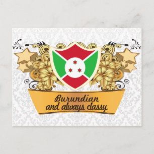 Classy Burundian Postcard