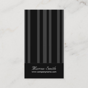 Classy Business Cards - Vertical Stripe Design