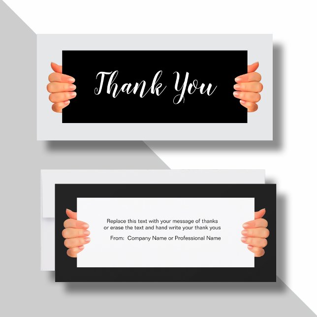 Classy Business Trendy Two Side Thank You Cards (Creator Uploaded)