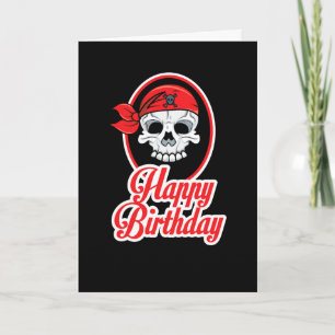 Classy But Funny Skeleton Tattoo Birthday Card