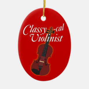 Classy-cal Musician Ceramic Ornament