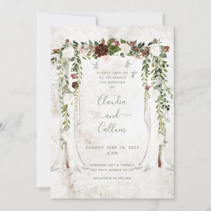 Classy Canopy Wedding Invitation Suite