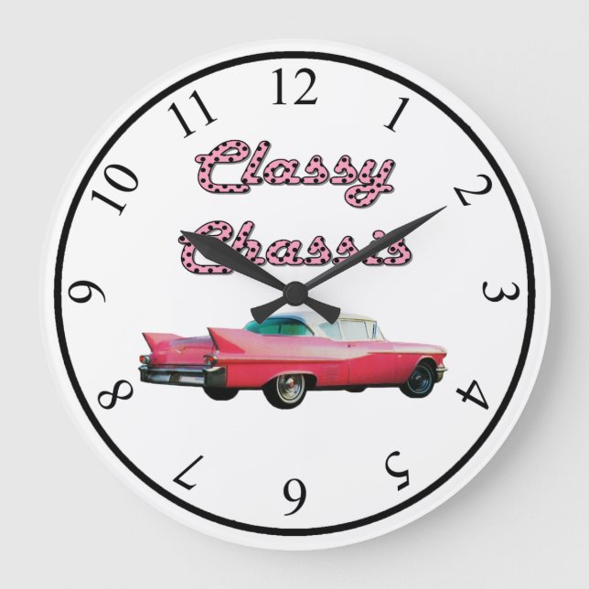 Classy Chassis Large Clock (Front)