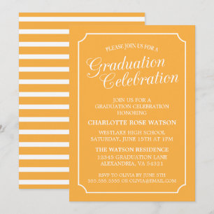 CLASSY CHIC ELEGANT GRADUATION PARTY INVITATION