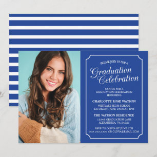 CLASSY CHIC ELEGANT GRADUATION PARTY INVITATION
