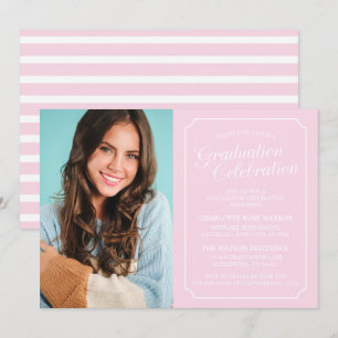 CLASSY CHIC ELEGANT GRADUATION PARTY INVITATION