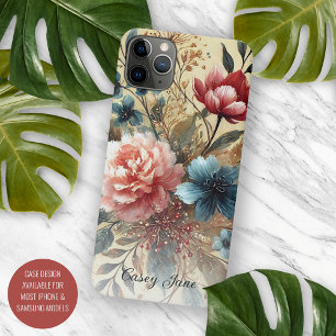 Classy Chic Roses Fine Art Botanical Painting iPhone 11 Pro Max Case