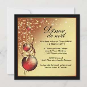 Classy Christmas Card Invitation