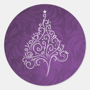 Classy Christmas Envelope Sticker