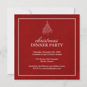 Classy Christmas Party Invitation