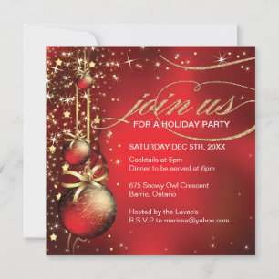 Classy Christmas Party Invitation