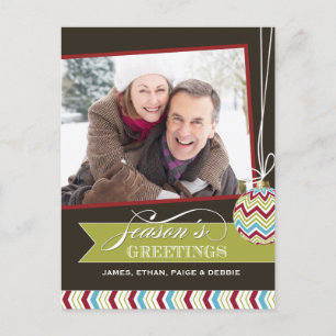 Classy Christmas Photo Postcards