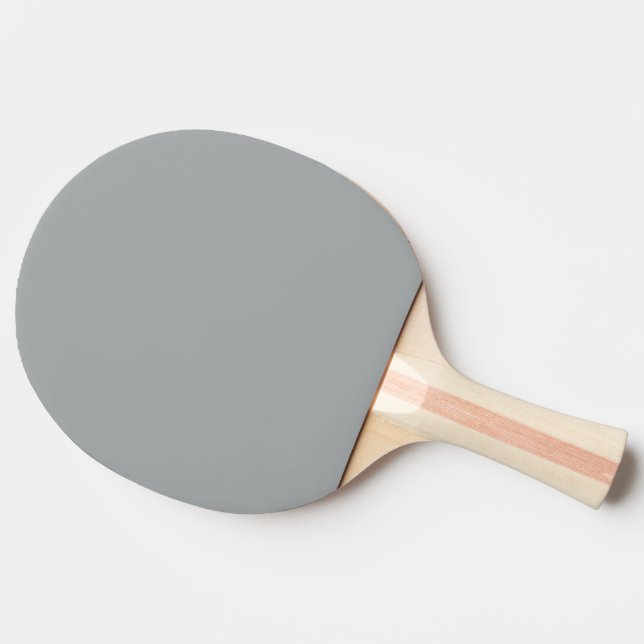Classy Christmas Silver Winter Solid Colour Ping Pong Paddle (Side)