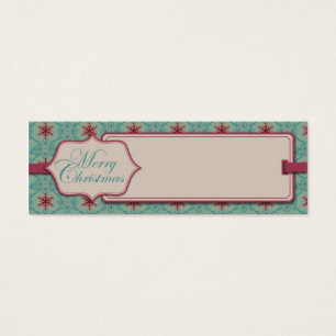 Classy Christmas Skinny Gift Tag