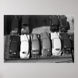 Classy Classic Cars, 1940s Poster