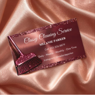 Classy Cleaning Services Business Card