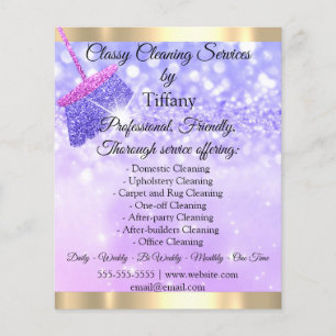 Classy Cleaning Services House Keeping Elegant Flyer