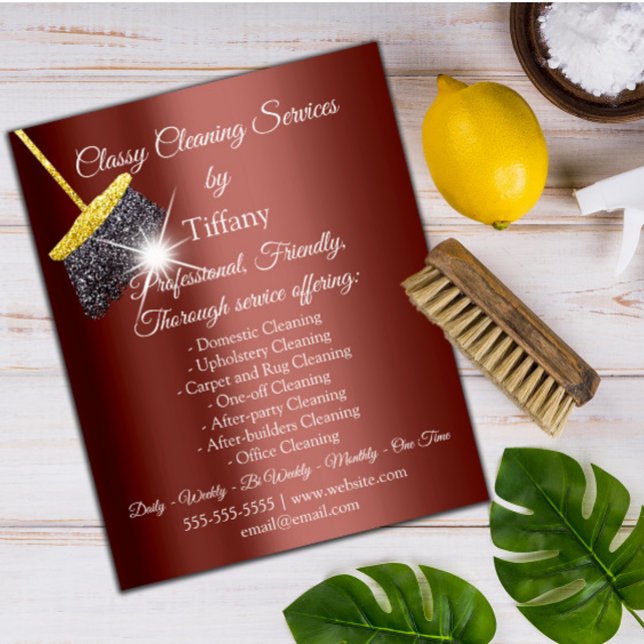 Classy Cleaning Services House Keeping Maid Flyer (Classy Cleaning Services House Keeping Maid Flyer)