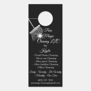Classy Cleaning Services Move-out Cleaning Broom Door Hanger