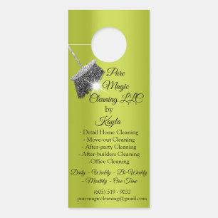 Classy Cleaning Services Move-out Cleaning Green Door Hanger