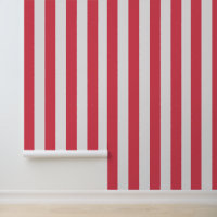 Classy Coastal Chic Coral White Stripes