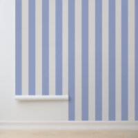 Classy Coastal Chic Light Blue White Stripes