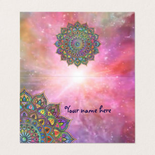 Classy Colorfully Mandala India Style 1 Business Card