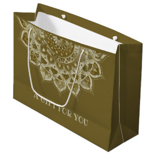 Classy Colorfully Mandala India Style 4 Large Gift Bag
