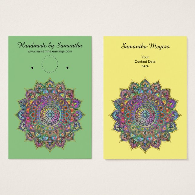 Classy Colourfully Mandala India Style 1 (Front & Back)