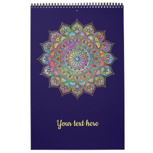 Classy Colourfully Mandala India Style 1 Calendar