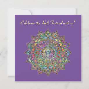 Classy Colourfully Mandala India Style 1 Invitation