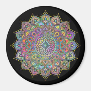 Classy Colourfully Mandala India Style 1 Magnet