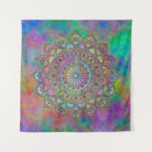Classy Colourfully Mandala India Style 1 Tapestry
